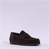 Paul Green Ruched Toe Penny Loafer - Brown Suede